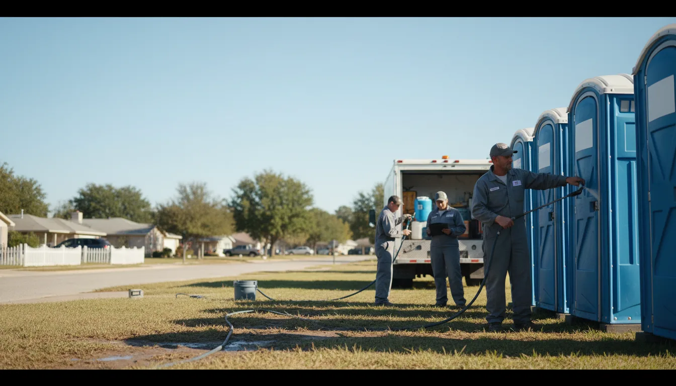 Long-Term Portable Toilet Rental in Sabina, OH near me